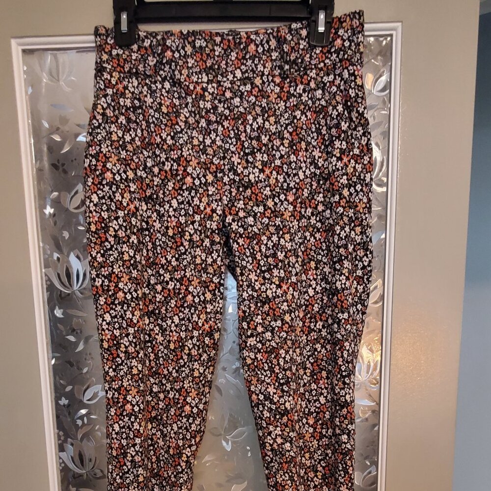 Jules & Leopold pull on ankle pants with pockets & belt loops-Size M